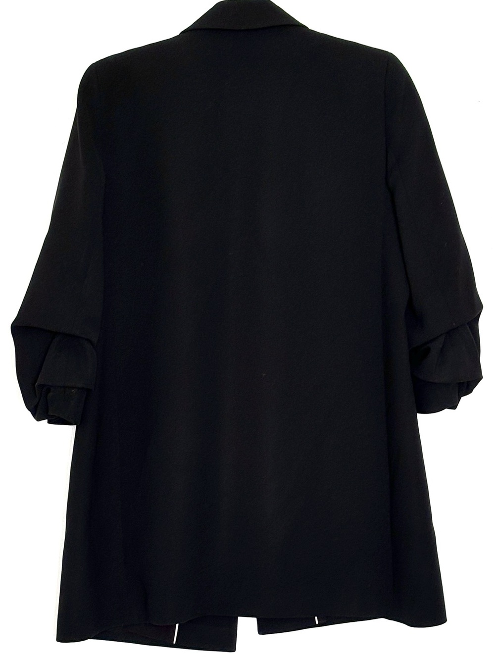 Lafayette 148 Henrik Finesse Crepe Jacket Black Size S - Picture 2 of 4